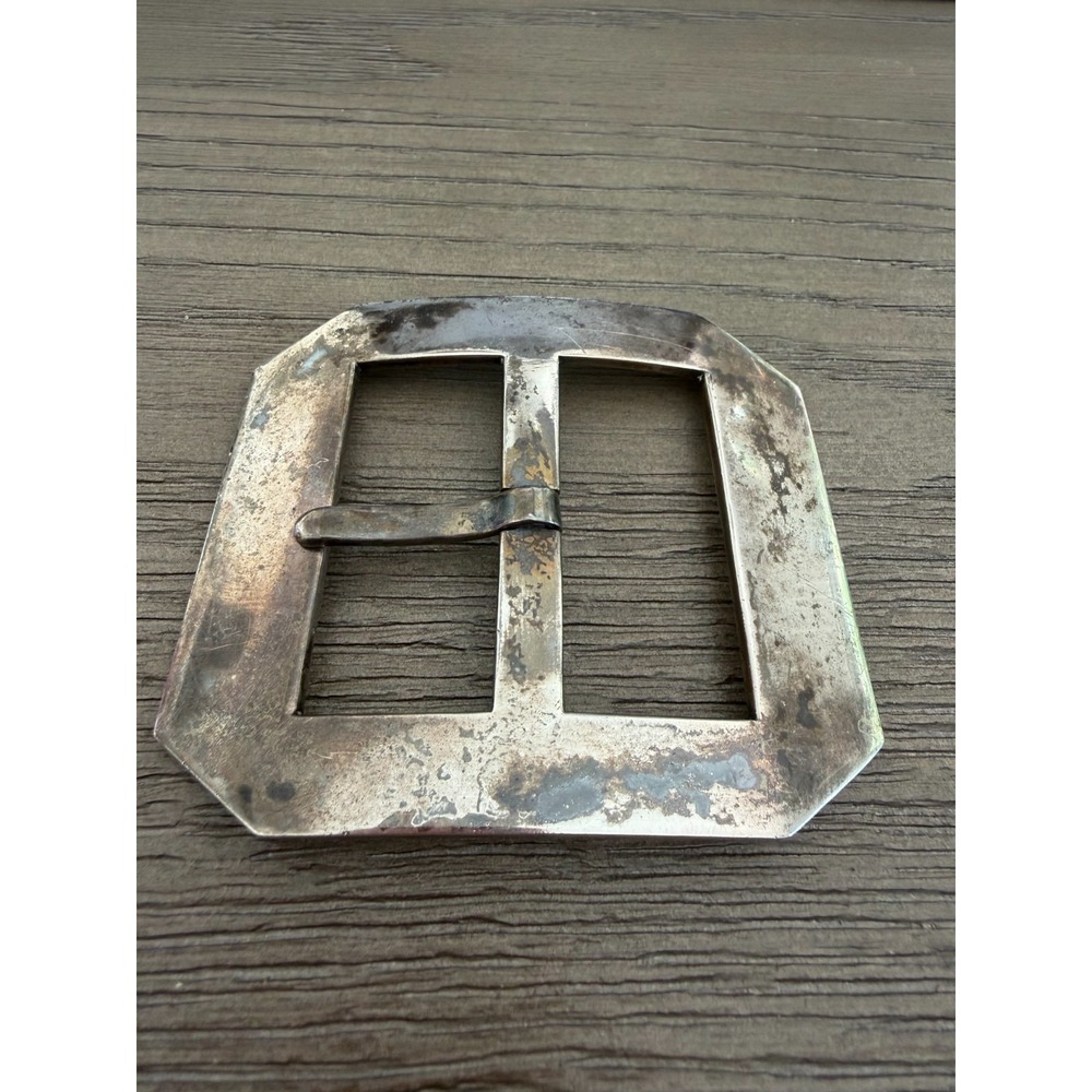 Vintage Sterling Belt Buckle by MOTA Tasco  Mexico Antonio Pineda 183 Eagle Mark